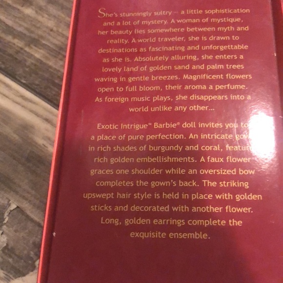 Rare Exotic Intrigue collectible Barbie - Picture 11 of 17